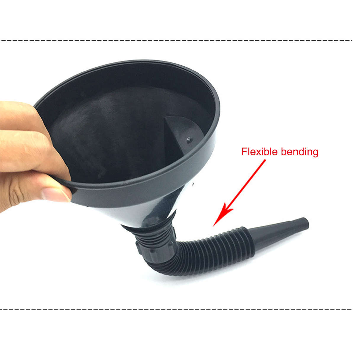 Petrol Fuel Funnel with Filter and Flexible Detachable Neck for